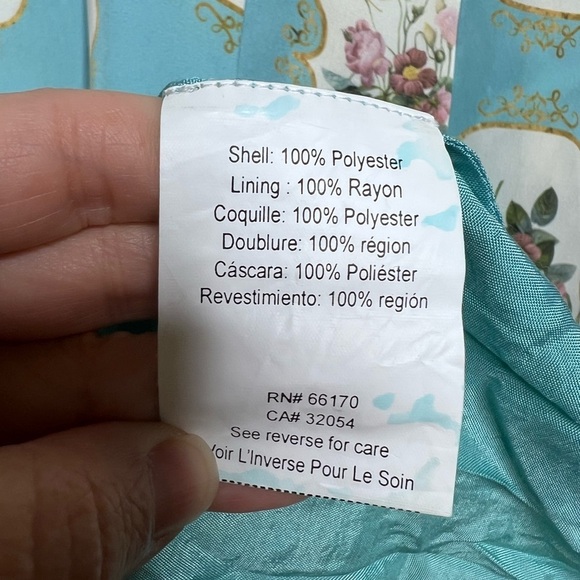 Anthropologie Pankaj & Nidhi Mirror Image Floral Tea Party Midi Dress Size 6 - Picture 11 of 17